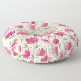 Flores Rosa  Floor Pillow