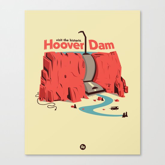 The Hoover Dam Canvas Print