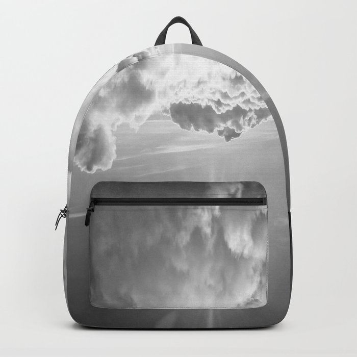 Clouds Gray & White Backpack