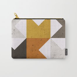 Mid Century Geometric 21 Carry-All Pouch | Minimalist, Autumn, Midcenturygeometric, Retro, Curated, Geometricshapes, Vectorshapes, Geometric, Shapes, Abstract 