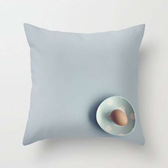 The Egg Throw Pillow