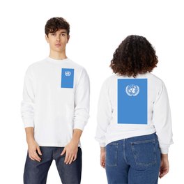 Flag on United nations -Un,World,peace,Unesco,Unicef,human rights,sky,blue,pacific,people,state,onu Long Sleeve T Shirt | Graphicdesign, Humanrights, Unesco, World, Unitednations, Securitycouncil, International, Freedoom, Government, Country 