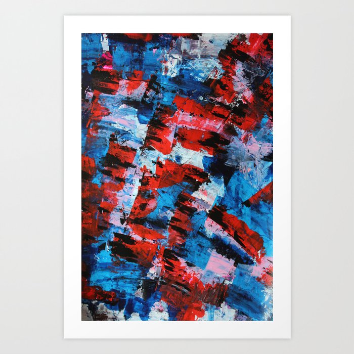 What S My Mood Abstract Fine Art Painting Art Print By