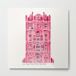 Hawa Mahal – Pink Palace of Jaipur, India Metal Print | Traveler, Architecture, Indian, City, Asia, Palace, Painting, Abroad, Curated, Pink 