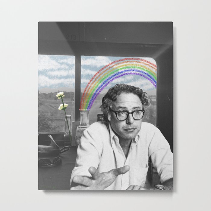 Bernie's Rainbow Metal Print