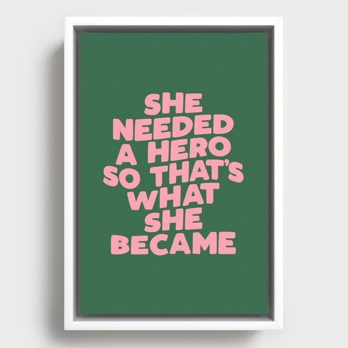 Framed Canvas