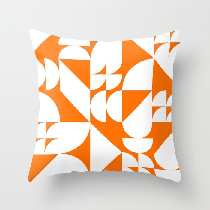 Geometrical modern classic shapes composition 14 Throw Pillow
