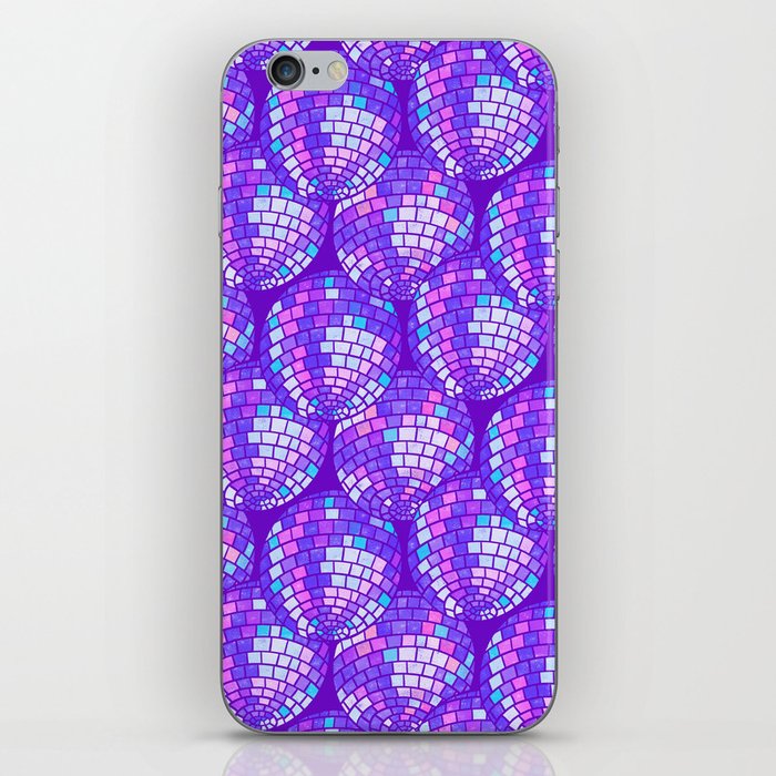 Purple Disco Party iPhone Skin