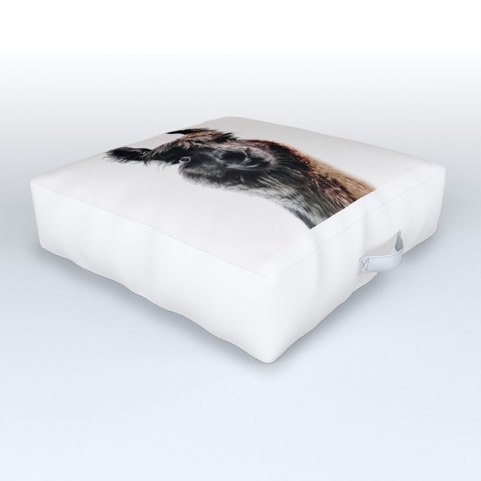 Fluffy Lama Outdoor Floor Cushion By Monikastrigel