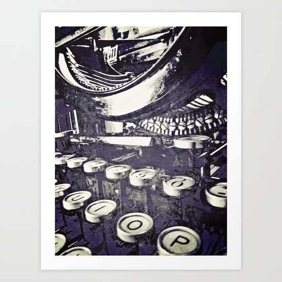 speed test {purple Art Print