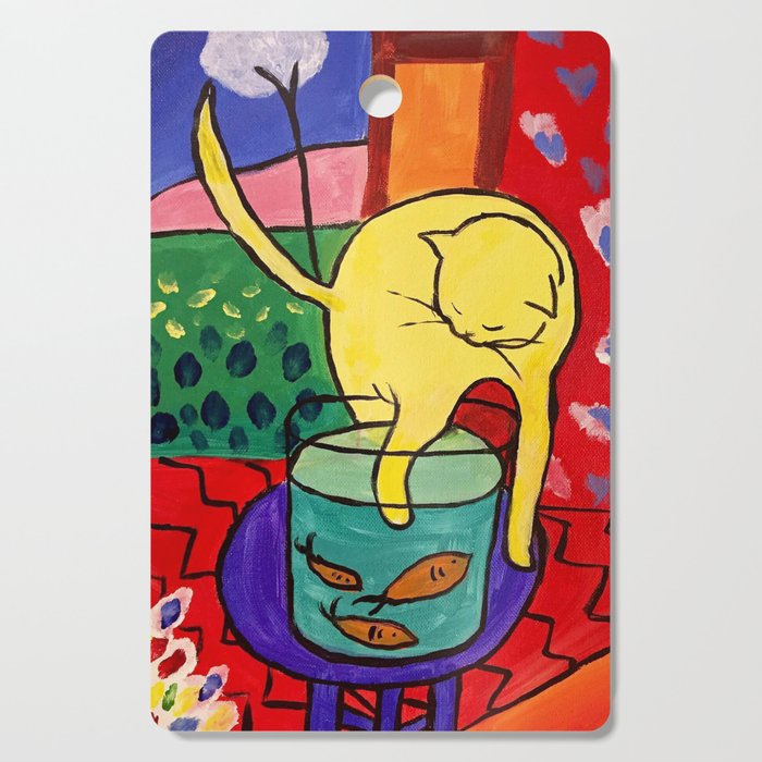 Cat with Red Fish- Henri Matisse Cutting Board