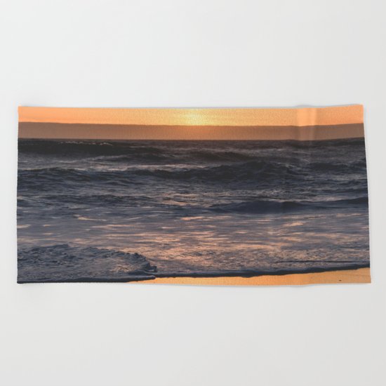 Sunset Kiss Beach Towel
