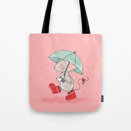 Little Mouse - Lovely Rain Tote Bag