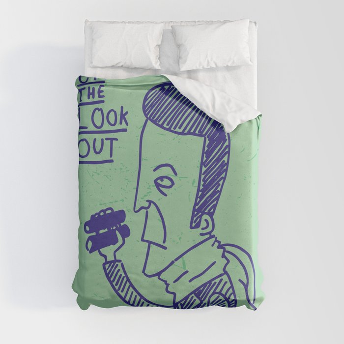On the Lookout Duvet Cover