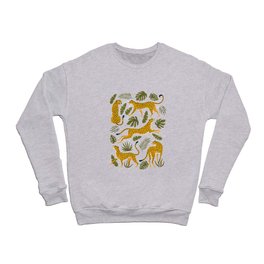 Leopard pattern Crewneck Sweatshirt