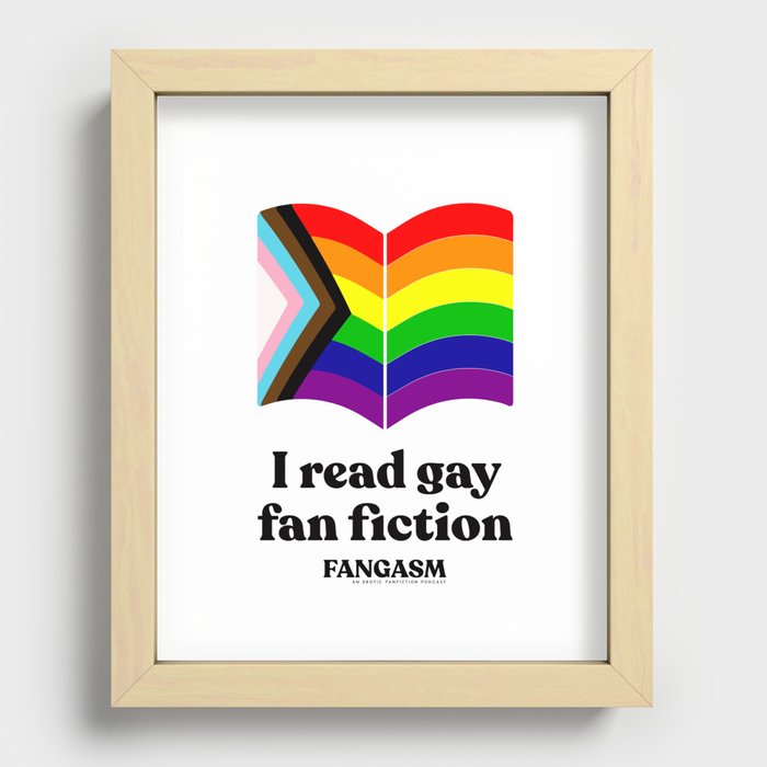 Pride 2021 - Reader - Benefitting LAMBDA Literary Recessed Framed Print