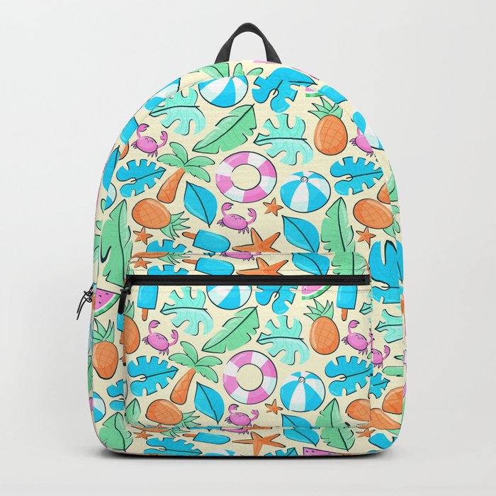 A summer at the beach Backpack