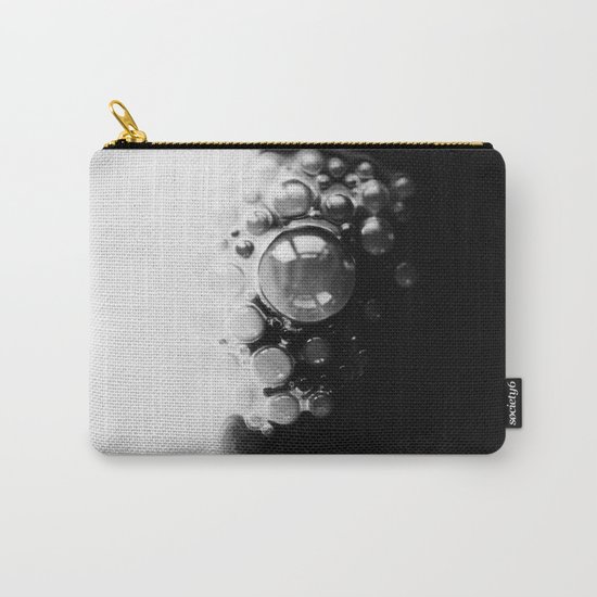 BLACK AND WHITE PAINT MIXING Carry-All Pouch
