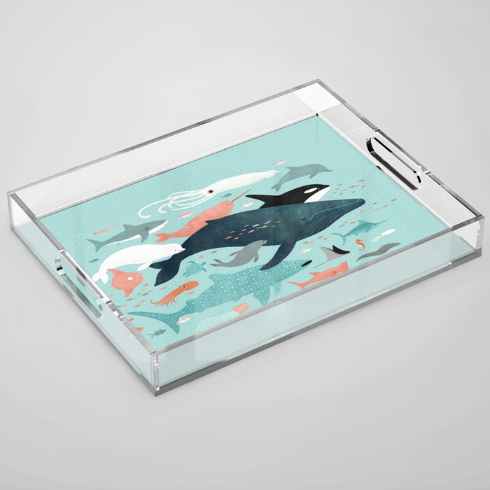 Under the Sea Menagerie Acrylic Tray