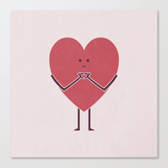 Heart Hands Canvas Print