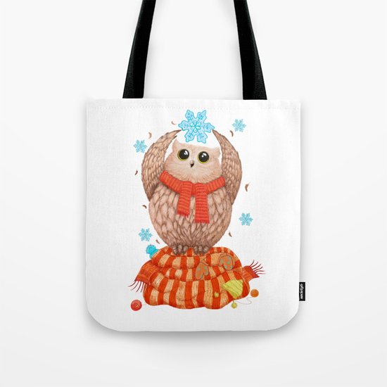 Happy owl Tote Bag