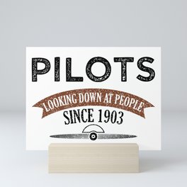 Pilot Proud Aviation Lover Gift Idea Mini Art Print