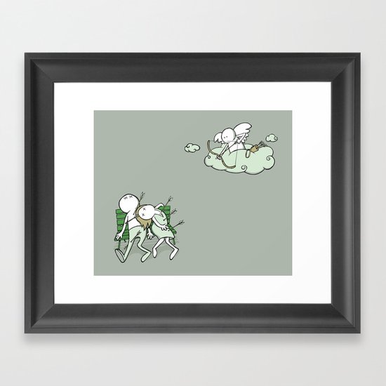 Love Hurts Framed Art Print