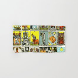 Tarot Card Collage Hand & Bath Towel