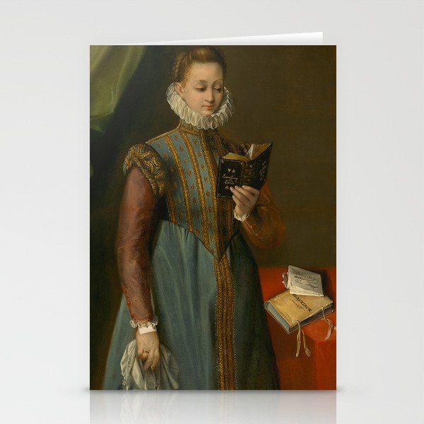 Anomaly Series: The Card Counter (Quintilia Fischieri by Federico Barocci) Stationery Cards
