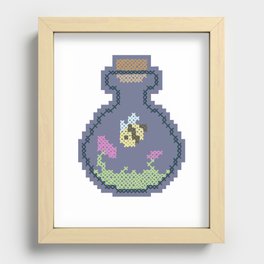 Bee in a Bottle Recessed Framed Print