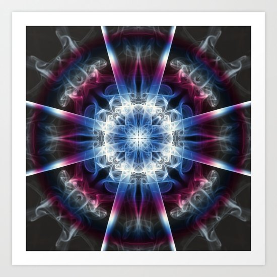 Smoke Art 27 Art Print