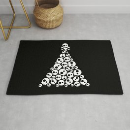 Skulls Christmas Tree Area & Throw Rug