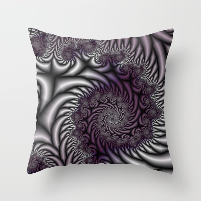 Purple And Gray Throw Pillow By Christyleigh Society6