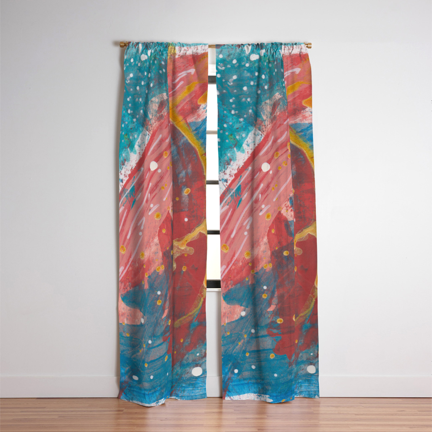 Whale Shark Spots Abstract Blackout Curtain By Vndesigns Society6