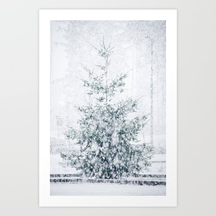 Cold Tree Art Print