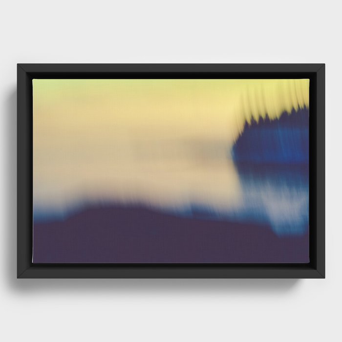 coastal maine abstract - abstract seascape photography Framed Canvas