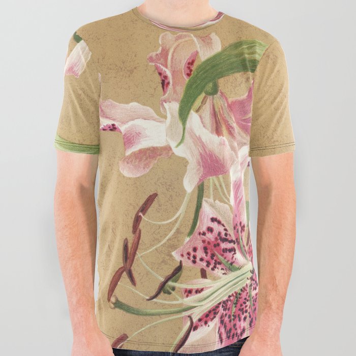 Lilies no. 5 All Over Graphic Tee