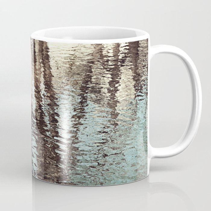 Blue Brown Abstract Water Reflections Photography Water Ripples