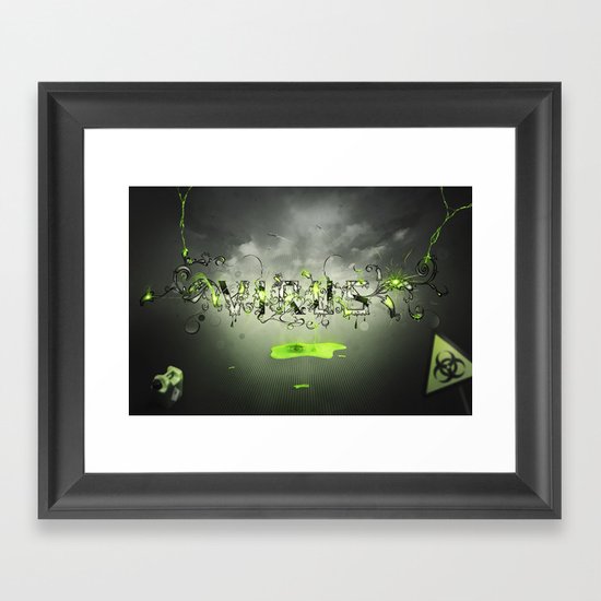 Toxic Framed Art Print