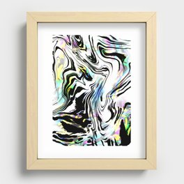 Wave inspired Artwork Recessed Framed Print