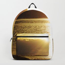 Sunset in the Harbor Backpack