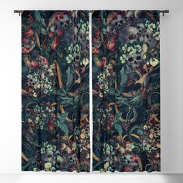 Skulls and Snakes Blackout Curtain