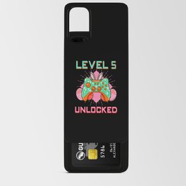 5 Year Old Level Unlock Gamer Game Easter Sunday Android Card Case