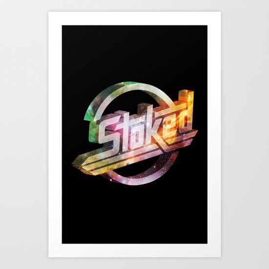 Stoked Cosmos Art Print