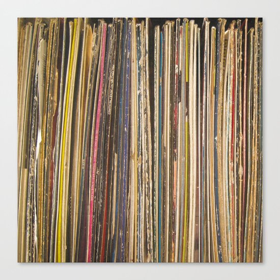 Records Canvas Print