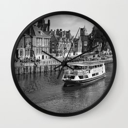 King's Staith beside the river Ouse Wall Clock