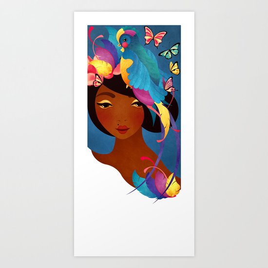 Bird of Paradise Art Print