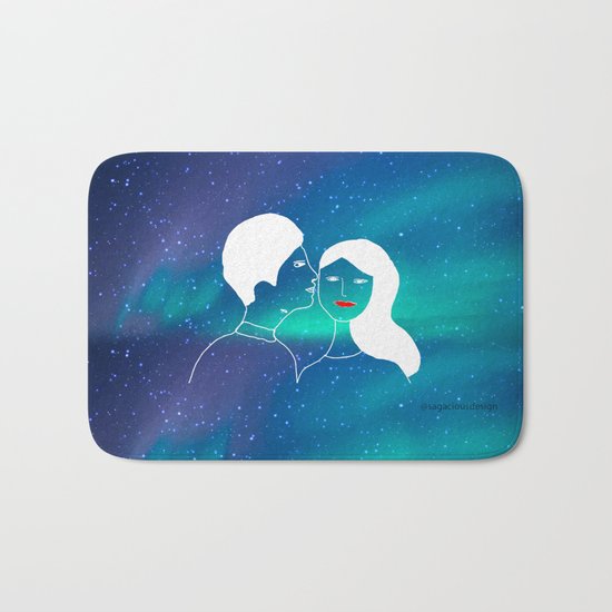 Love is infinite Bath Mat