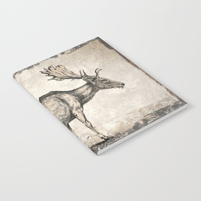 Moose Sketch (Monochrome) Notebook