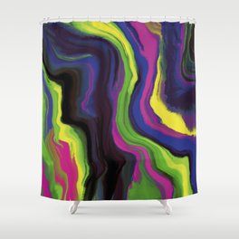 Acrylic pattern Shower Curtain